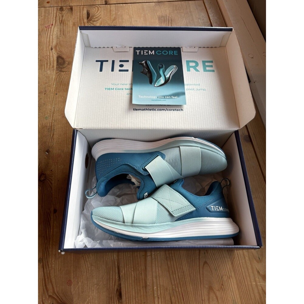 NEW In Box Tiem Latus Athletic Shoes Fitness Gym Work Out Fit Aqua Women’s 7